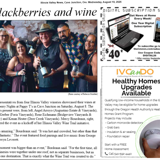 Blackberry Nights Illinois Valley Wine Trail